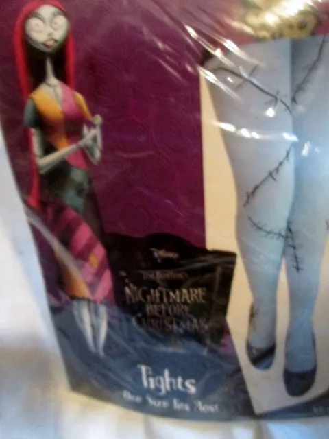 Adult Womens NIGHTMARE BEFORE CHRISTMAS SALLY Rag Doll Halloween Costume Disguise L 12-14