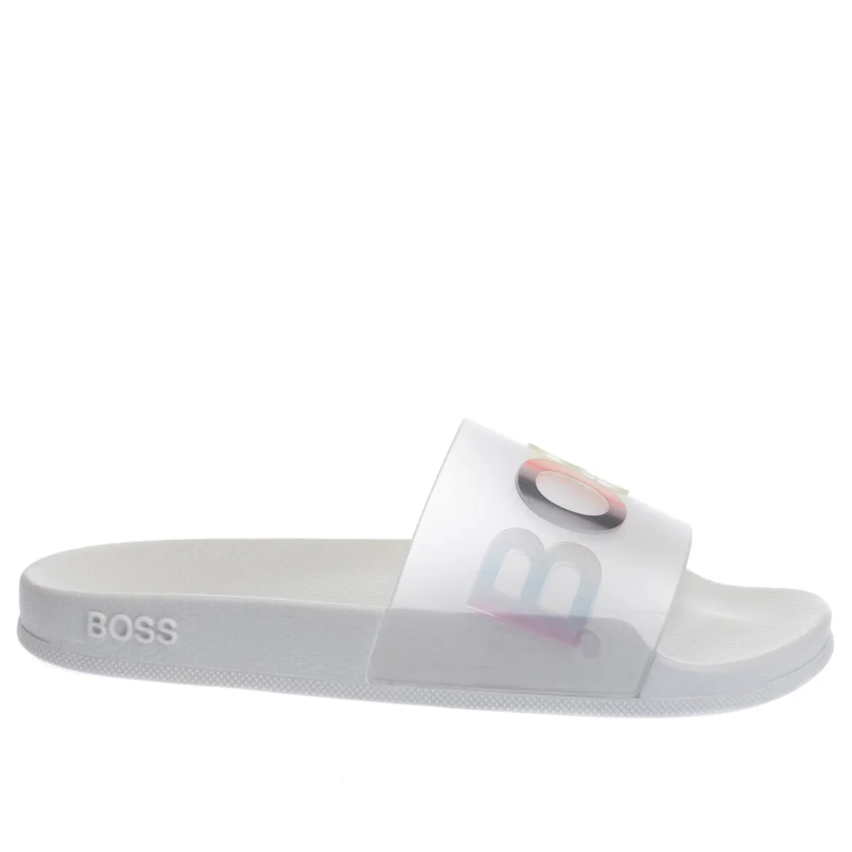 BOSS Bay_Slid_PRD Slide in White