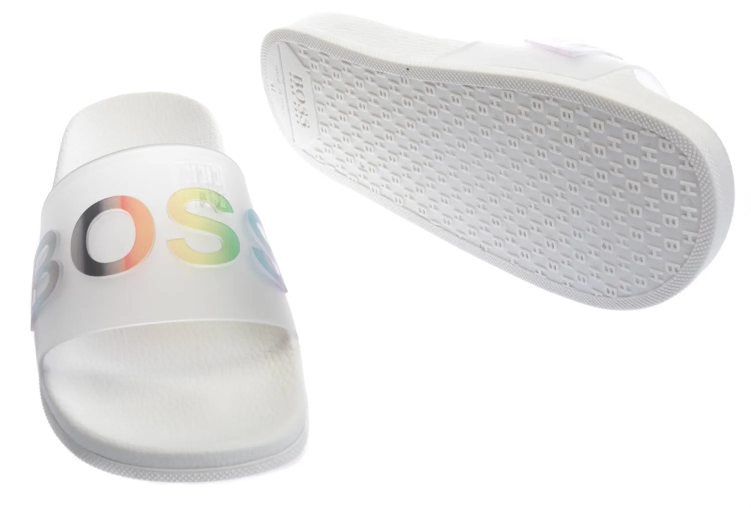 BOSS Bay_Slid_PRD Slide in White