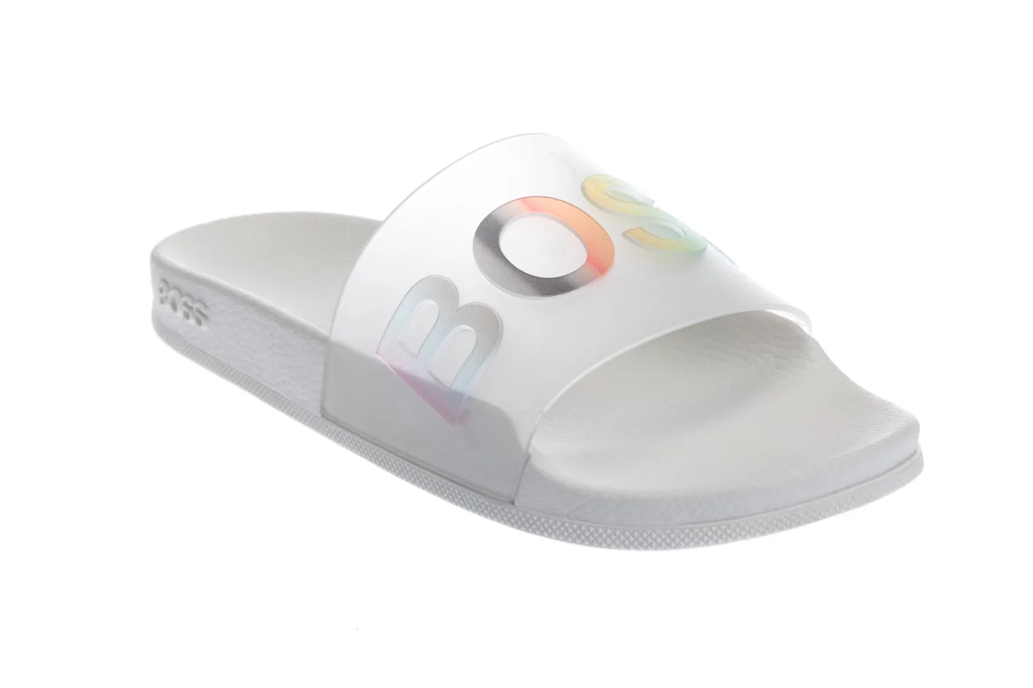 BOSS Bay_Slid_PRD Slide in White