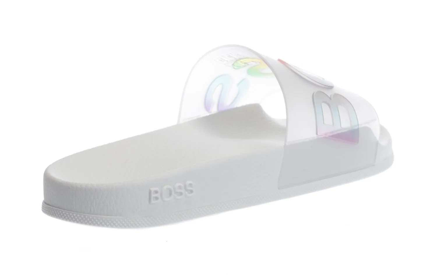BOSS Bay_Slid_PRD Slide in White