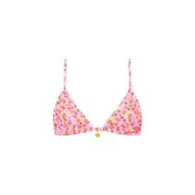Bralette Bikini Top - Frangipani Fever