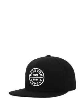BRIXTON OATH III SNAPBACK HAT - BLACK