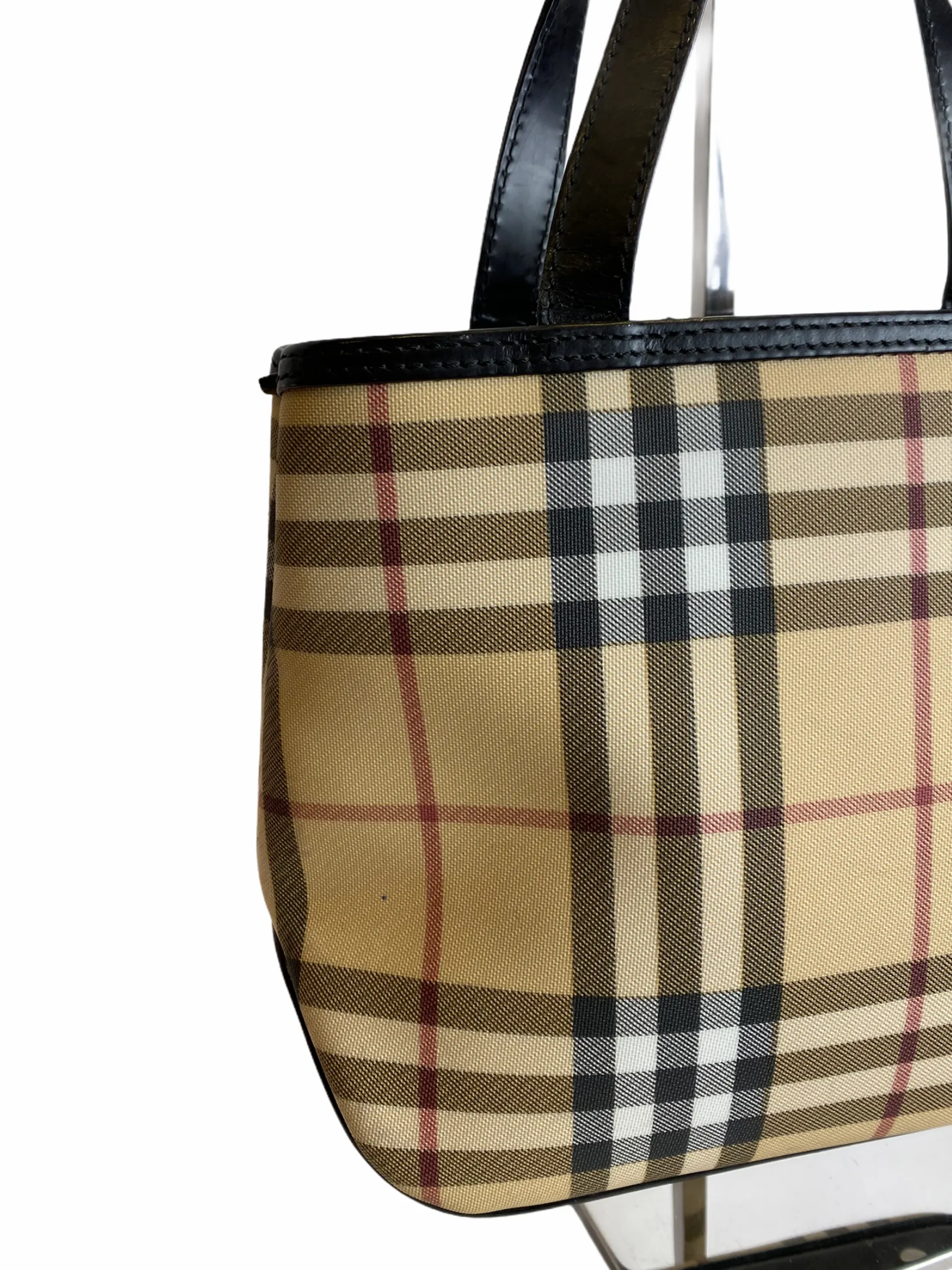 Burberry Classic Nova Check Canvas Mini Tote - As seen on Instagram 07/03/21