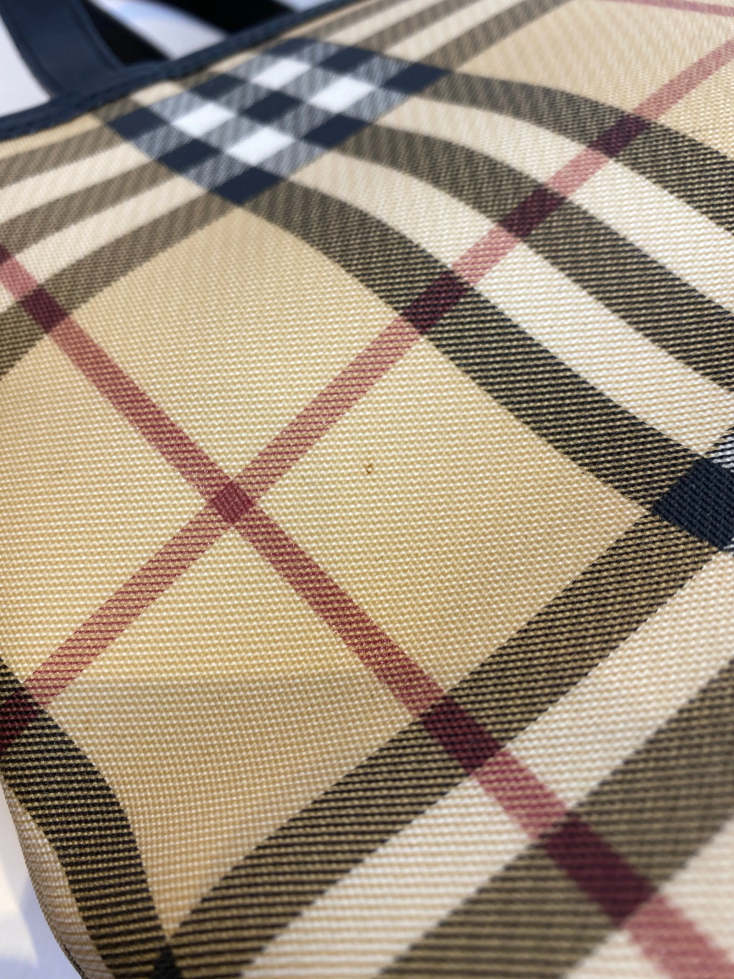 Burberry Classic Nova Check Canvas Mini Tote - As seen on Instagram 07/03/21