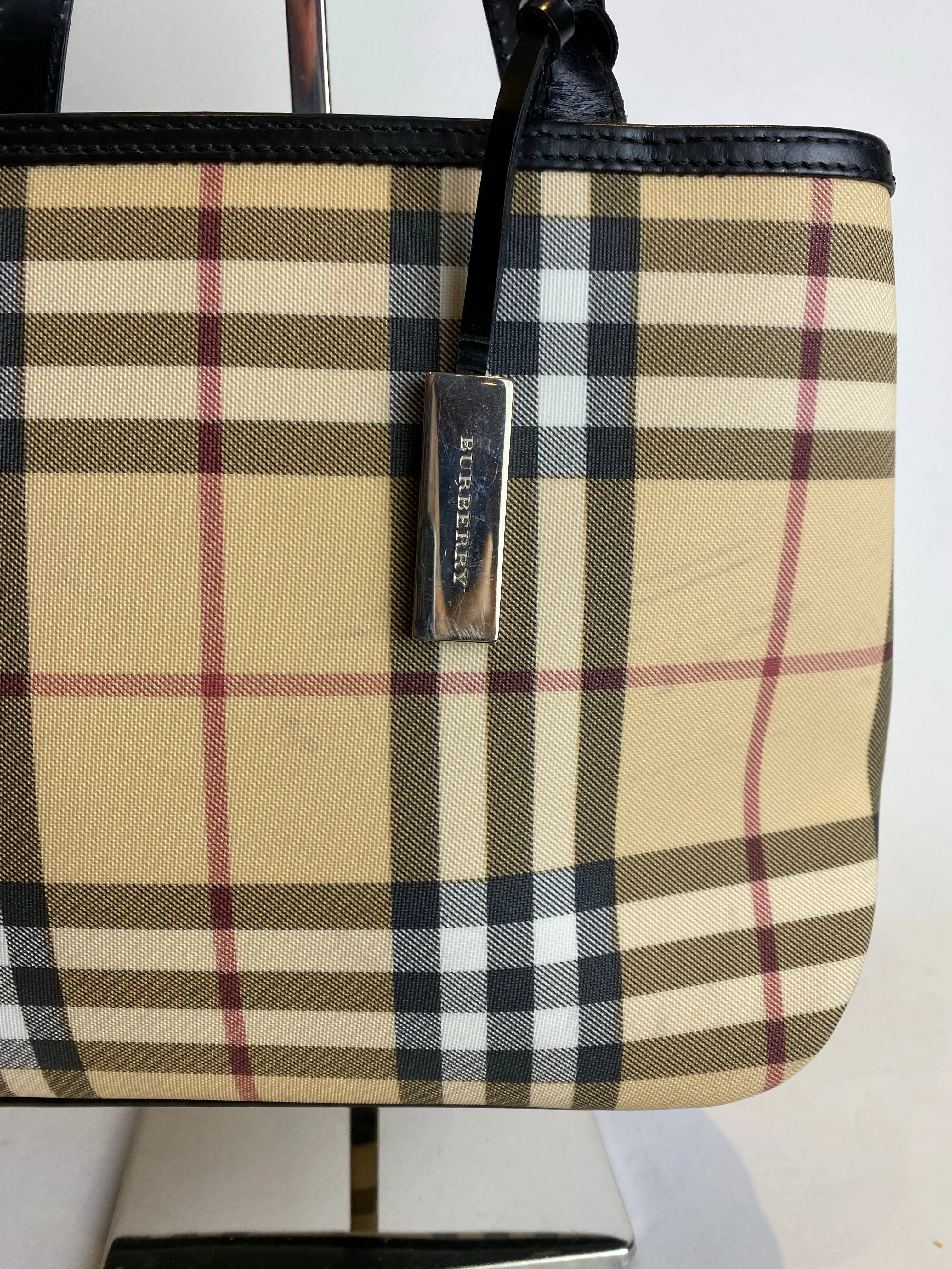 Burberry Classic Nova Check Canvas Mini Tote - As seen on Instagram 07/03/21