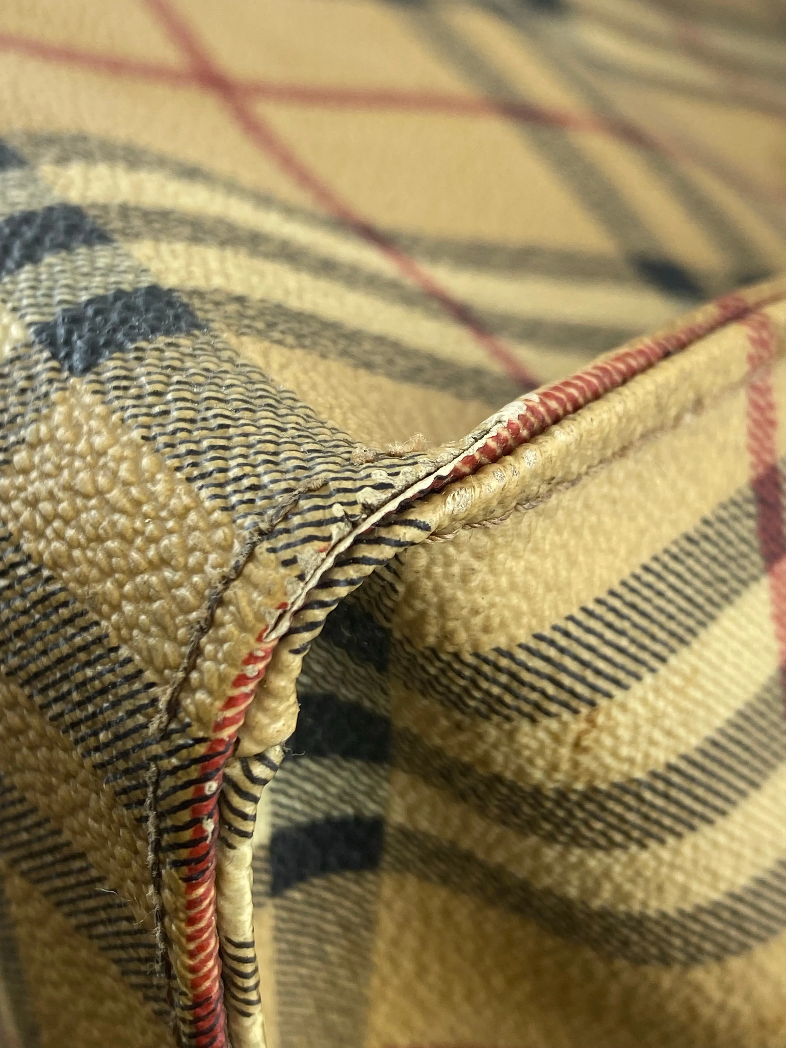 Burberry Nova Checked Canvas and Leather Tote