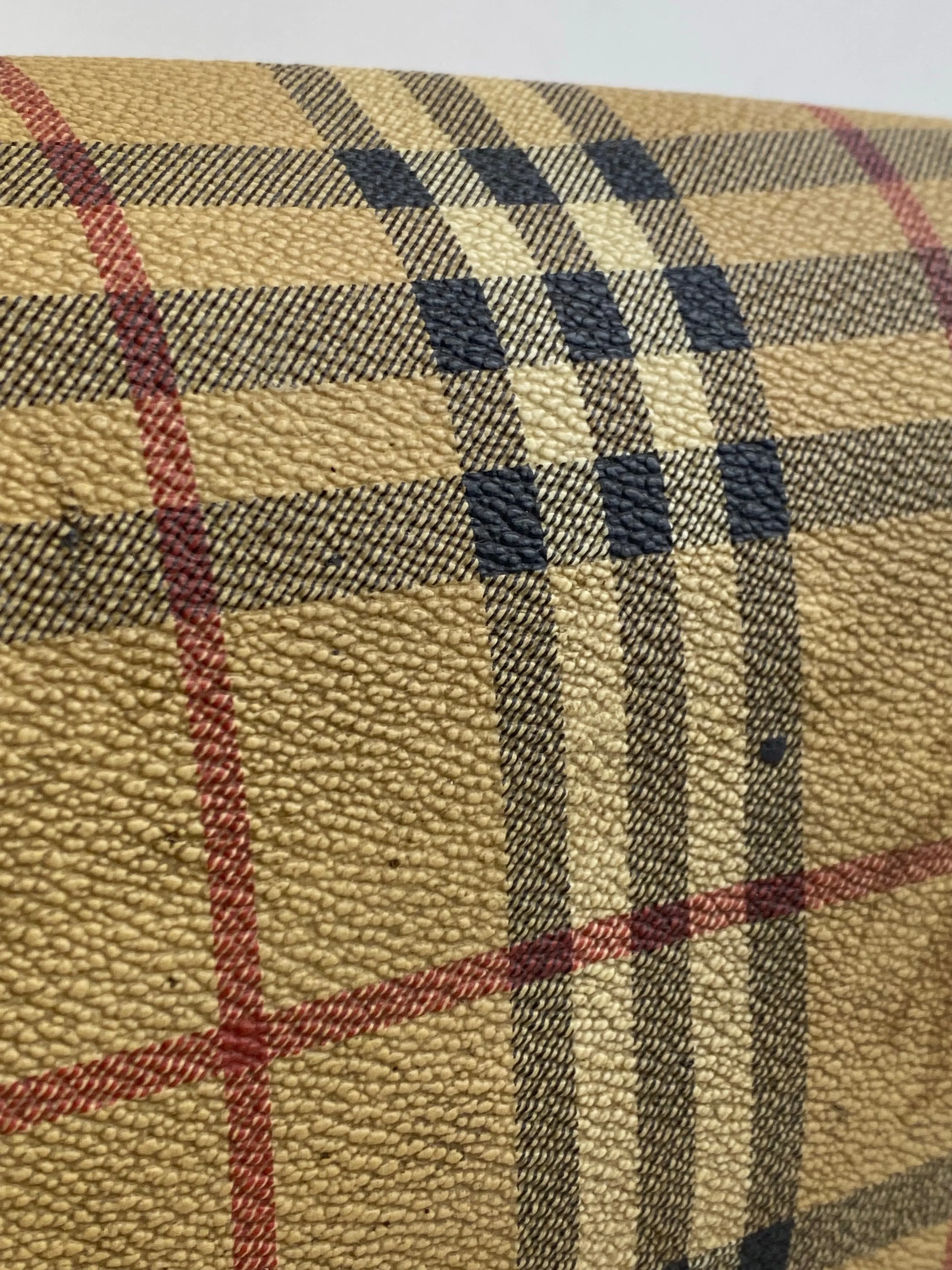 Burberry Nova Checked Canvas and Leather Tote
