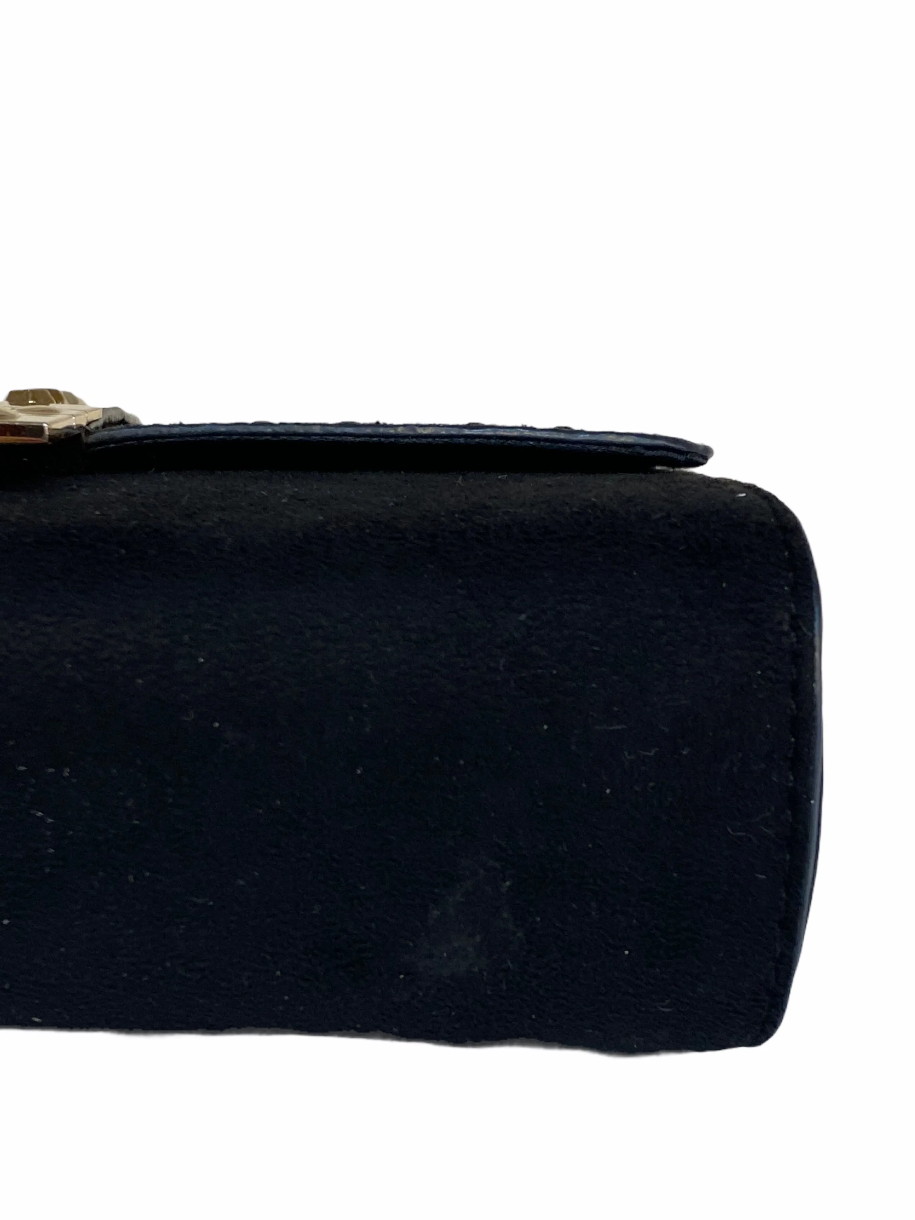 Carvela Black Diamanté Crossbody Bag