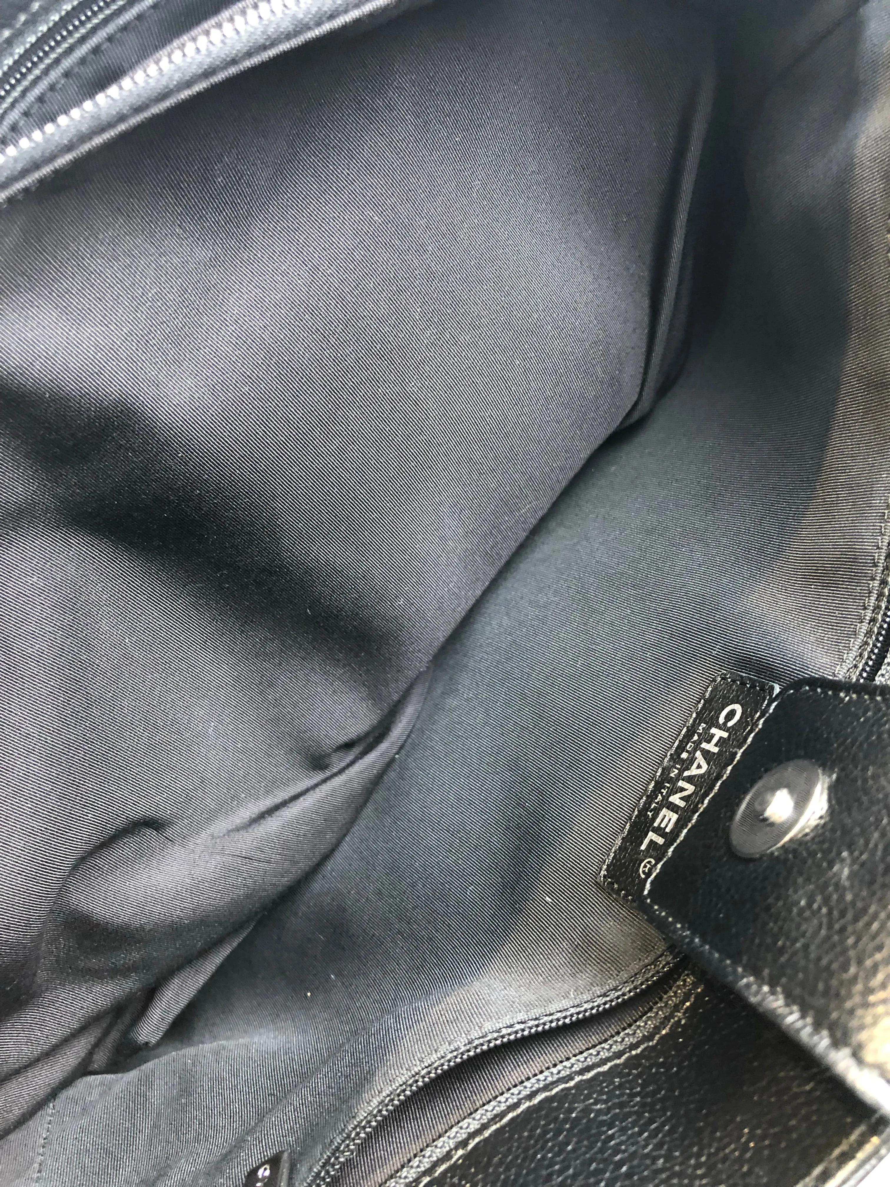 Chanel Black Calf Leather “Executive” Tote