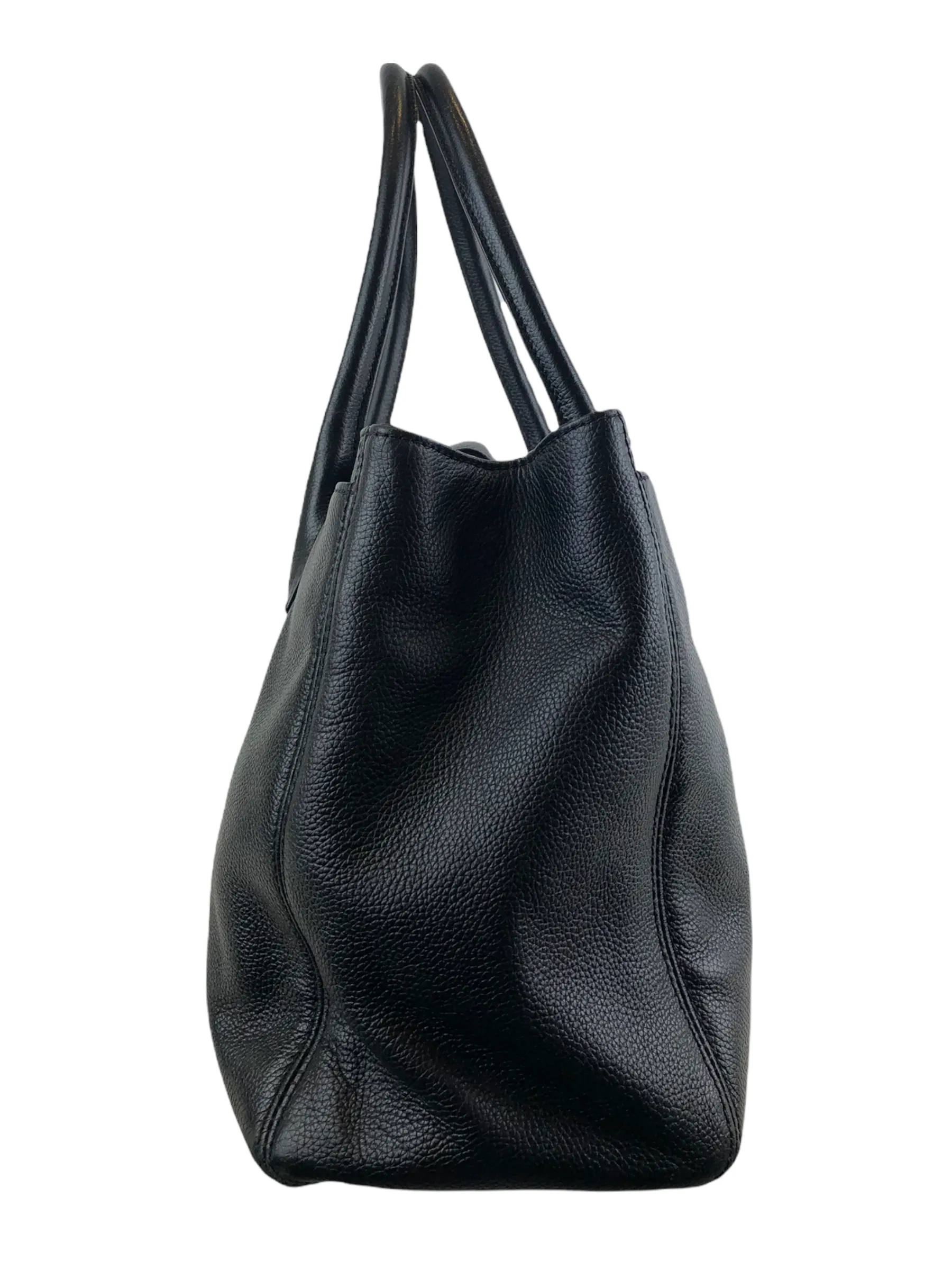 Chanel Black Calf Leather “Executive” Tote