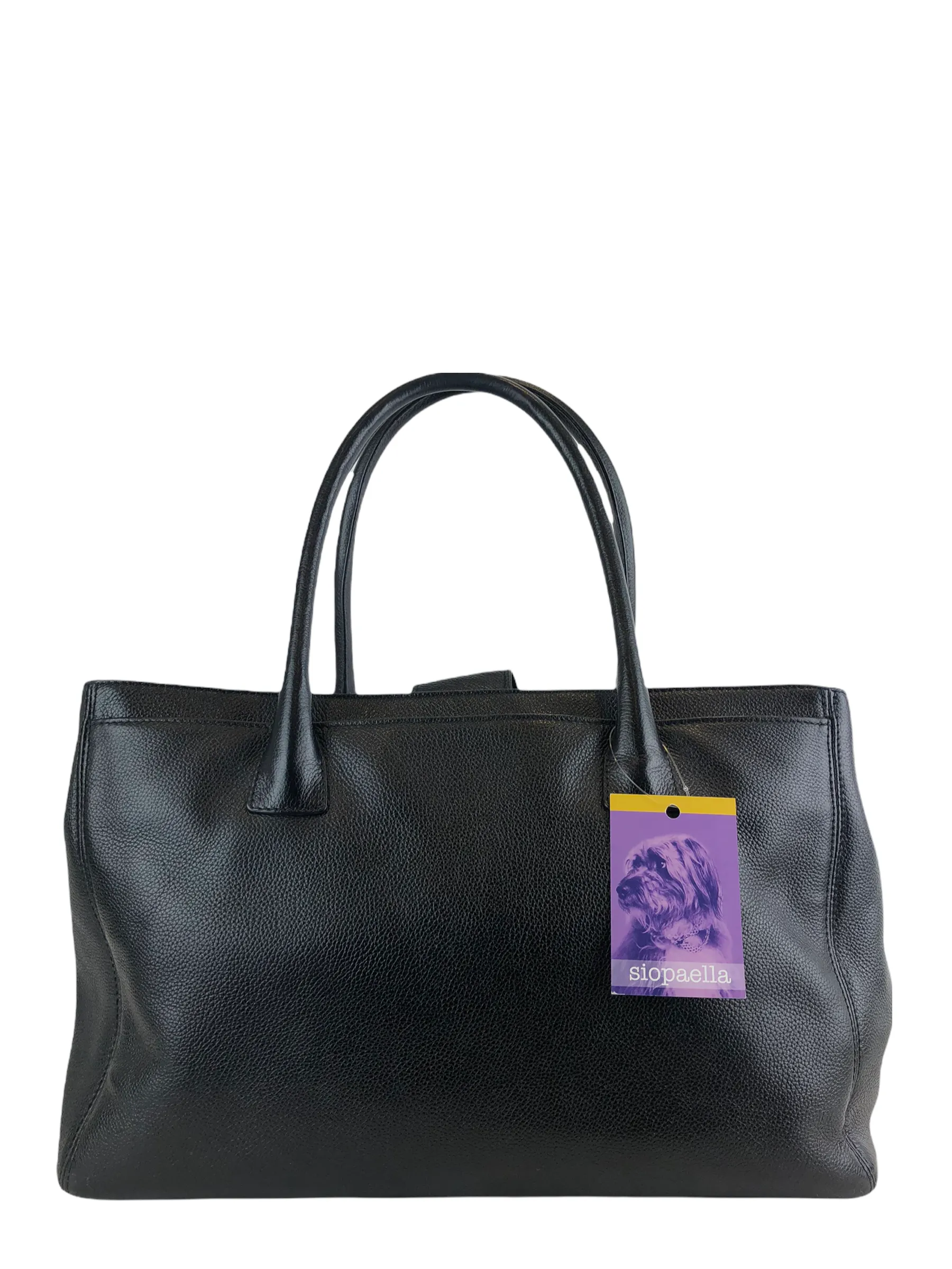 Chanel Black Calf Leather “Executive” Tote