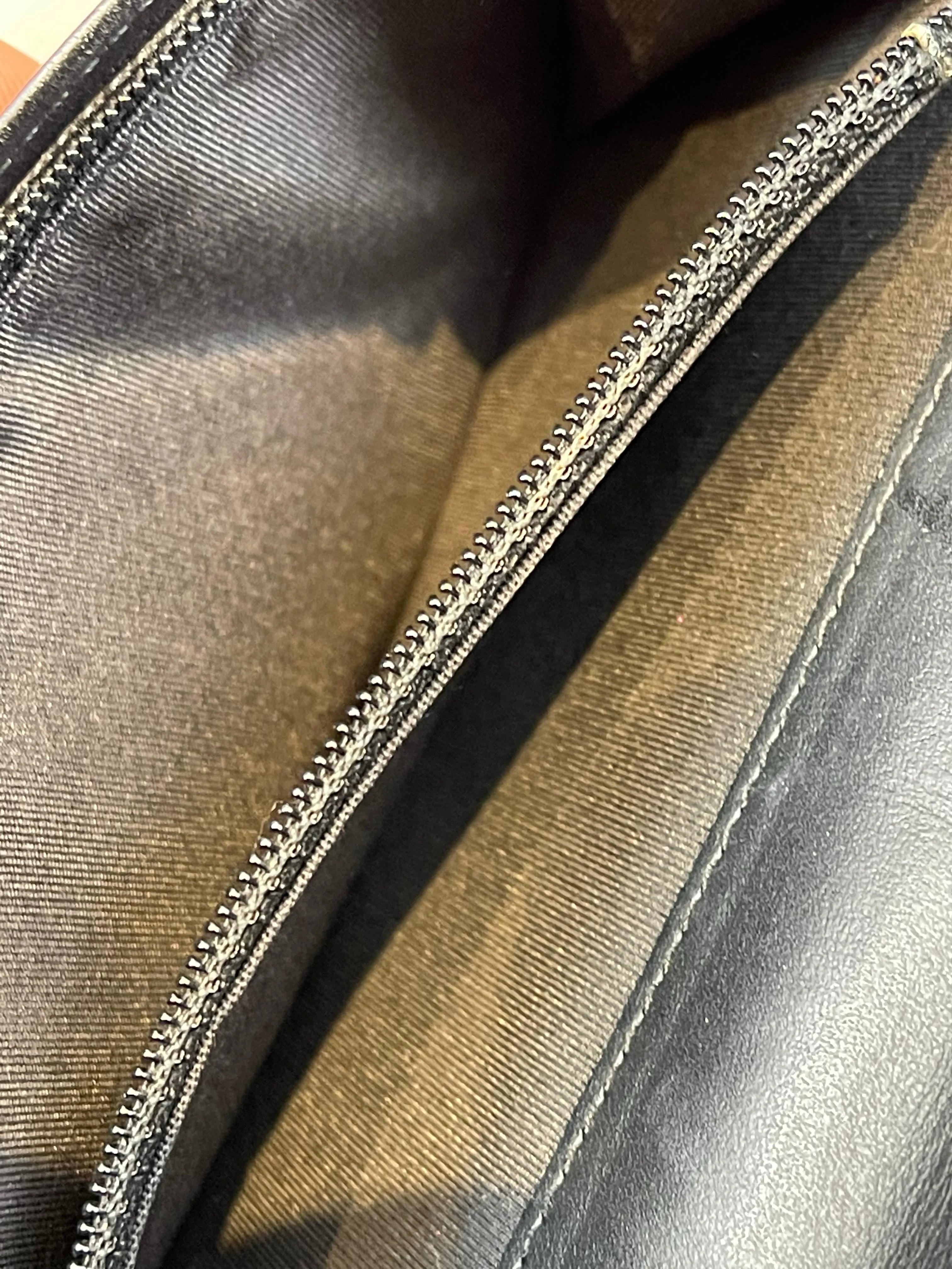 Chanel Black Caviar Leather "Boy" Wallet