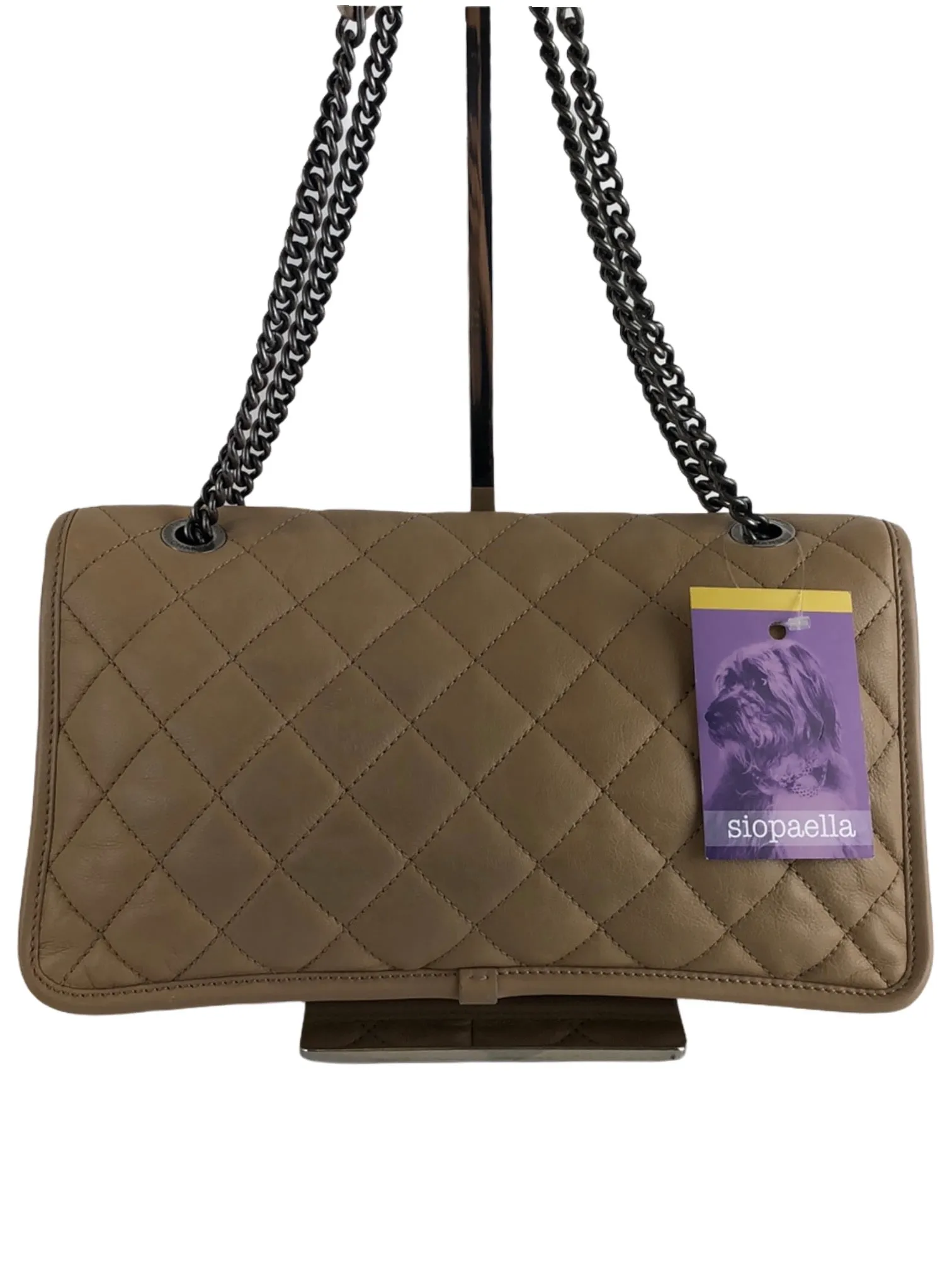 Chanel Cream Calfskin Flap