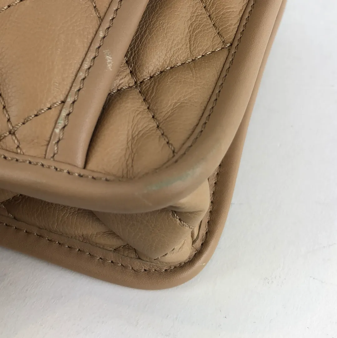 Chanel Cream Calfskin Flap