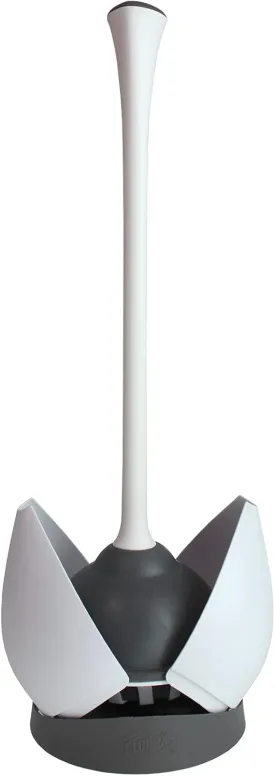 Clorox Toilet Plunger with Hideaway Caddy  Toilet Plunger for Bathroom, Bathroom Organizers & Storage, Bathroom Accessories, Toilet Unclogger, Plunger with Holder