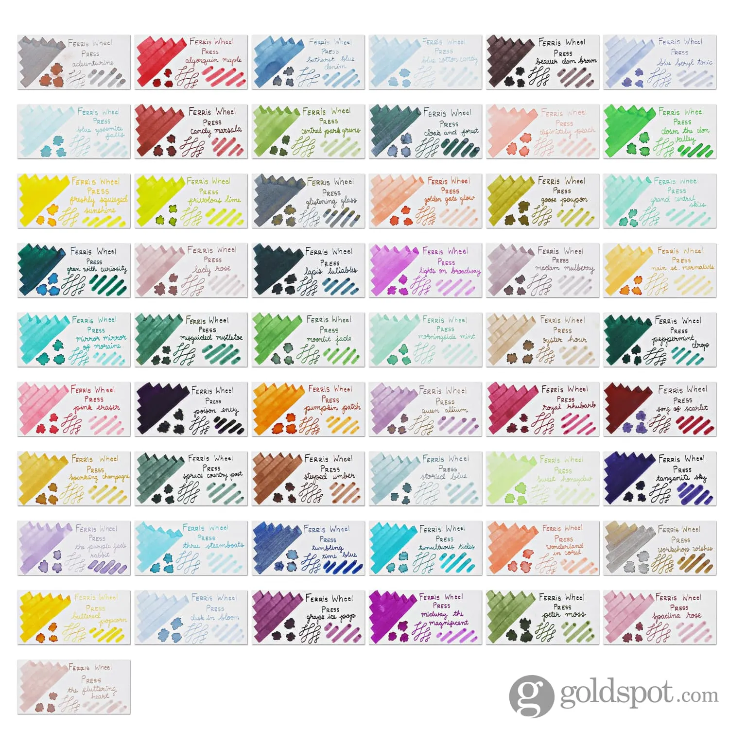 Ferris Wheel Press Bottled Ink in Glistening Glass - 20 mL