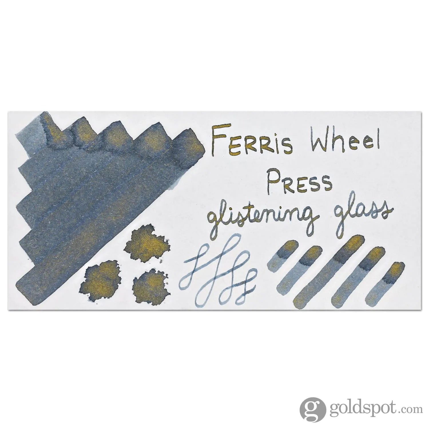 Ferris Wheel Press Bottled Ink in Glistening Glass - 20 mL