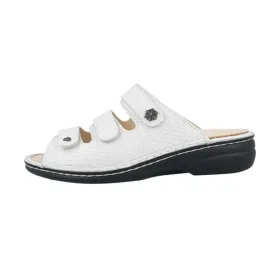 Finn Comfort Menorca-S White Lotus Women's Slides