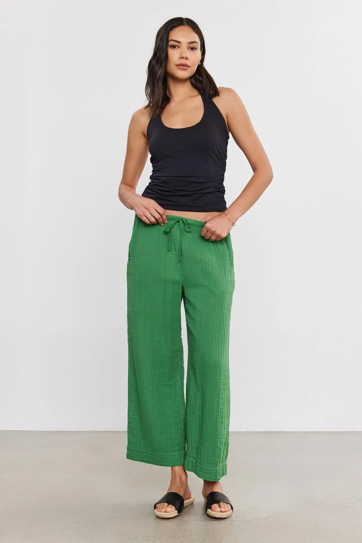 FRANNY COTTON GAUZE PANT