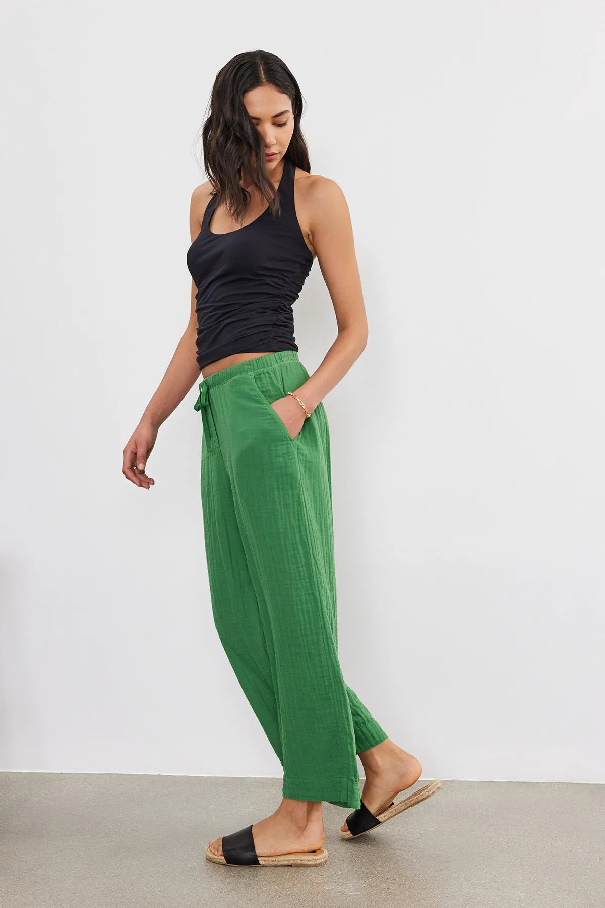 FRANNY COTTON GAUZE PANT