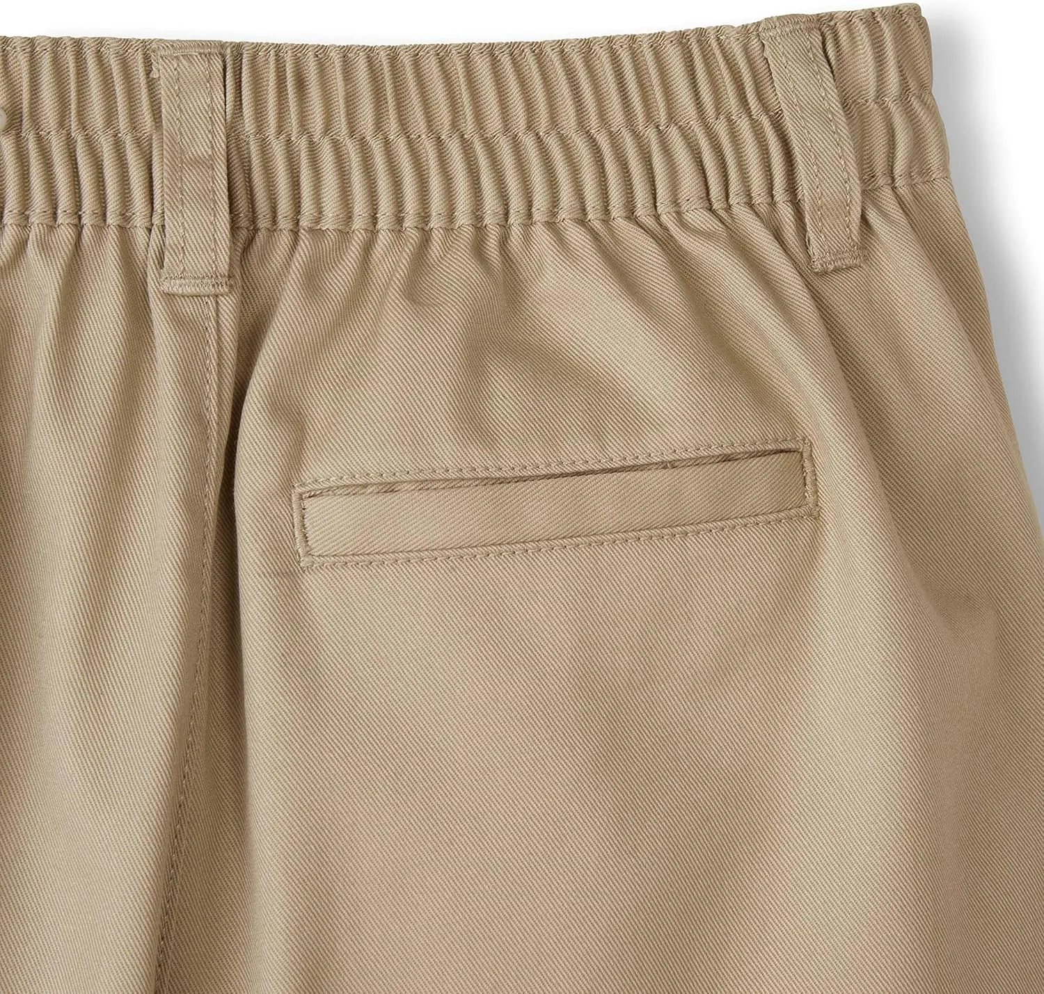 French Toast Boys' Husky Pull-on Twill Shorts School Uniform for Kids
