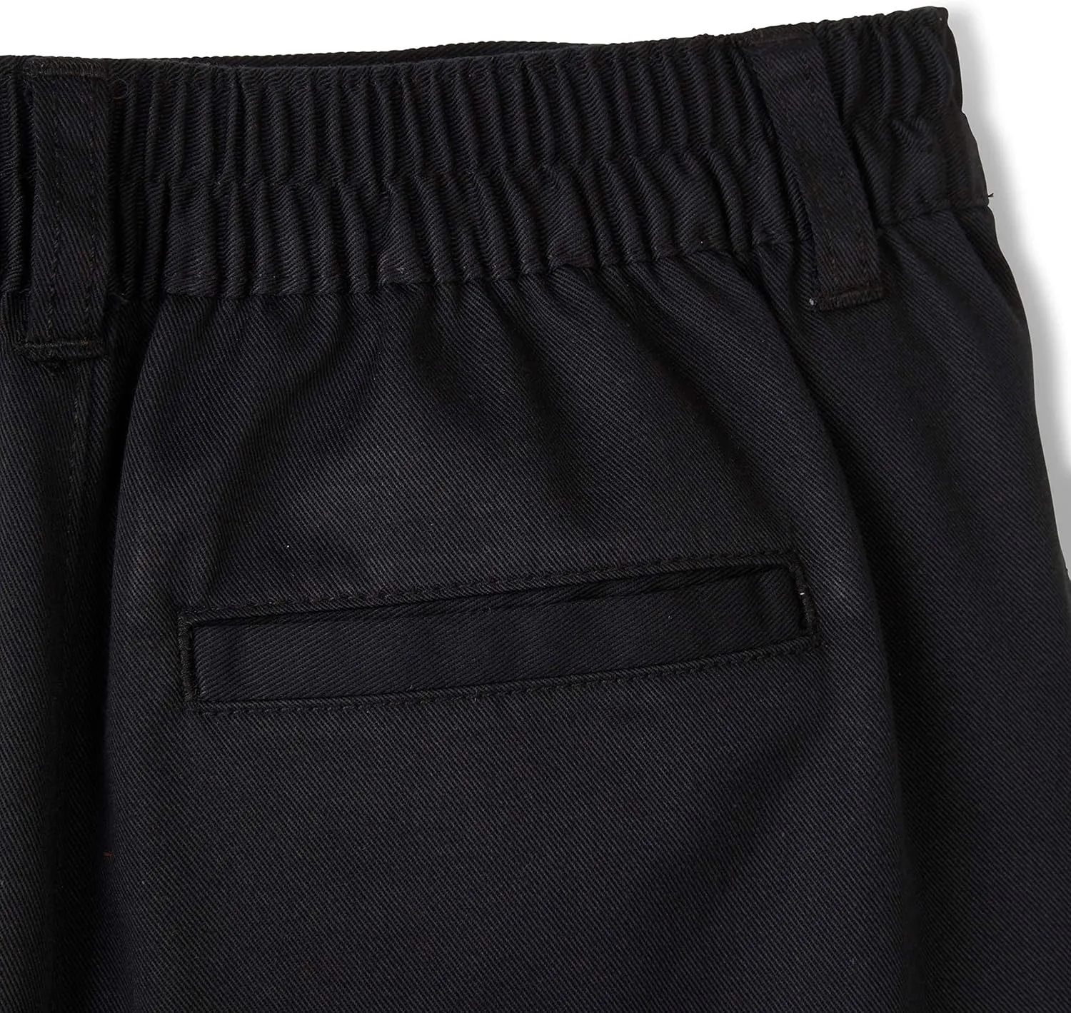 French Toast Boys' Husky Pull-on Twill Shorts School Uniform for Kids