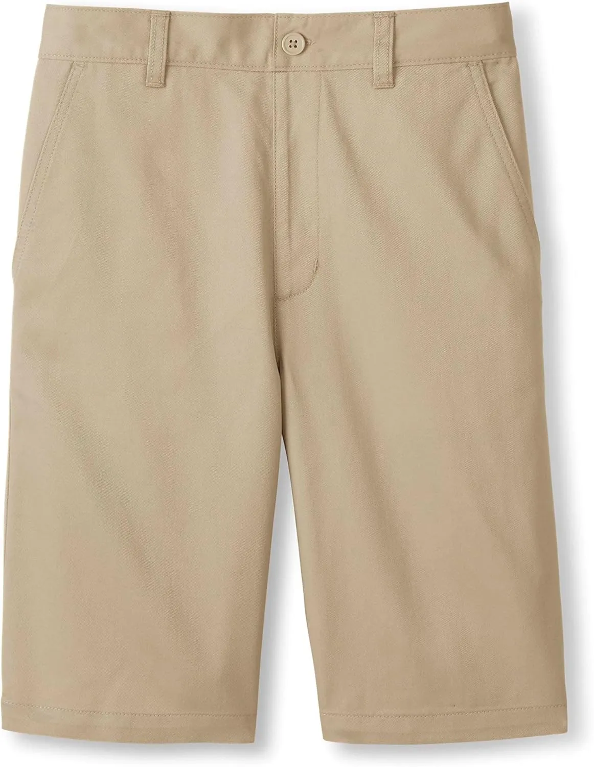 French Toast Boys' Husky Pull-on Twill Shorts School Uniform for Kids