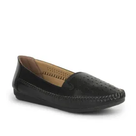 Healers Fashion (Black) Ballerina Shoes For Ladies DST-08 By Liberty