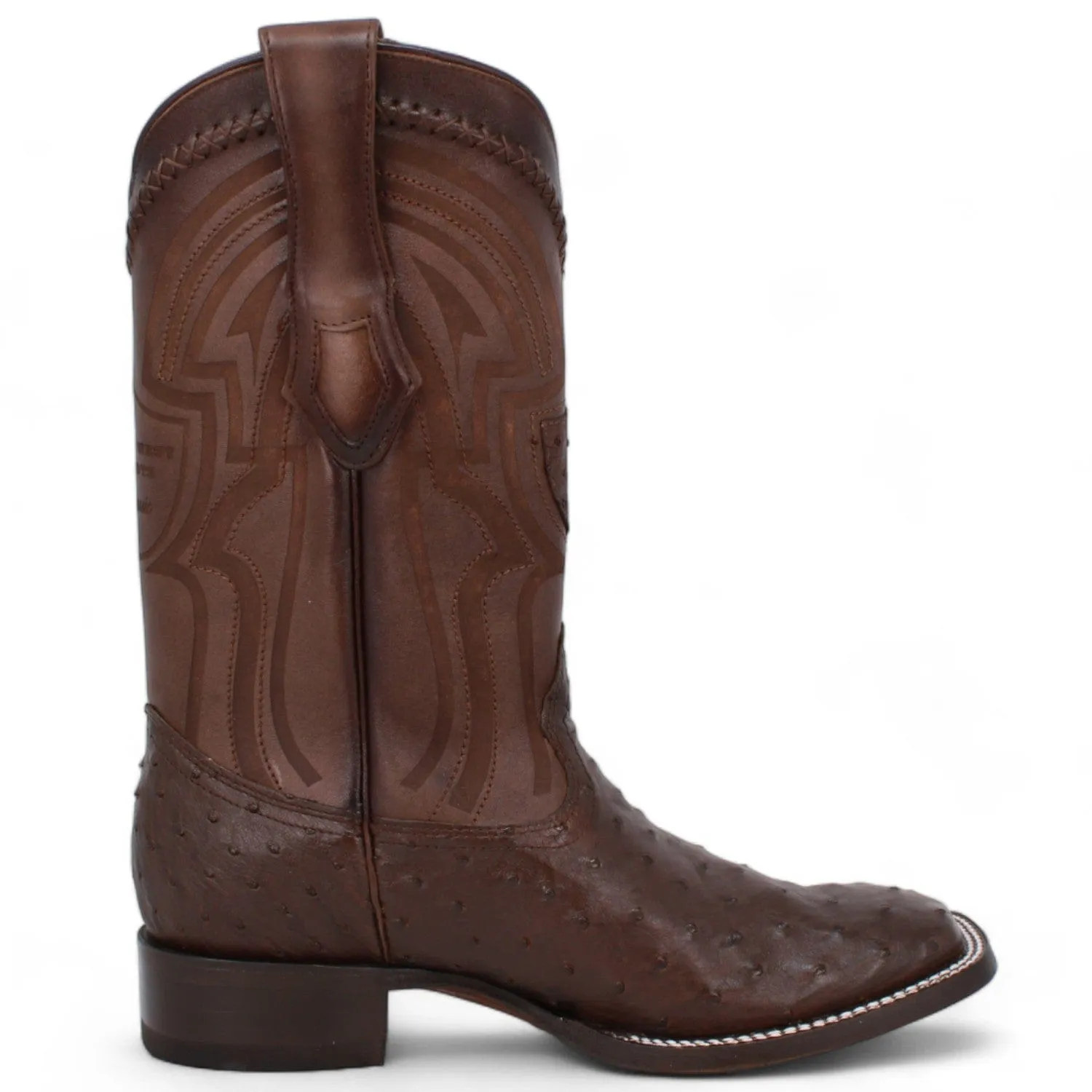 Men's Wild West Ostrich Skin Ranch Toe Boot 2824L0307