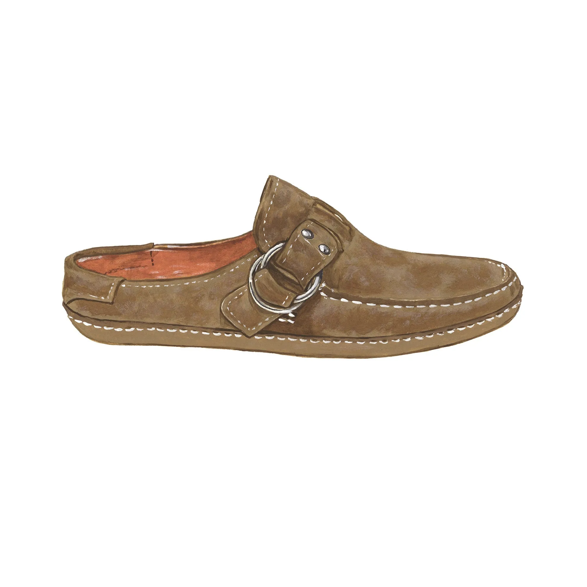 Suede Mule